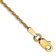 14k Yellow Gold 1.5mm Diamond-Cut Rope Link Bracelet