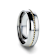 GOLDWYN Braided 14k Gold Inlay Domed Tungsten Ring 6mm