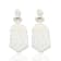 White Fringe Seed Bead Earring
