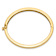14k Yellow Gold 6.3mm Polished Hinged Bangle Bracelet