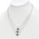 Rhodium Over Sterling Silver 8-9mm Semi-round Tahitian Cultured Pearl
Multi-strand Necklace