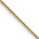 14k Yellow Gold 0.85mm Solid Diamond-Cut Spiga 20 Inch Chain