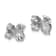 Rhodium Over Sterling Silver Polished Enamel Penguin Post Earrings