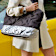 GO Dash Dot Go 2 Tote Handbag in Silver and Black