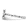Rhodium Over Sterling Silver Stackable Expressions Cross White Topaz
Ring 0.09ctw