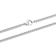 Robert Alton Men's Curb Link Chain Necklace 3.5mm In Stainless Steel 24 Inch