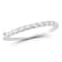 Rachel Zoe Freshwater Pearl and CZ Bangle Bracelet in Rhodium Over
Sterling Silver