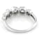 Lab-Grown Diamond Milgrain Bezel Set Band Ring In 14K White Gold 1.00ctw