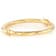 Twisted Bangle In 18K Gold Over Bronze