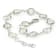 Round Prasiolite Sterling Silver bracelet 23ctw