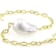 Freshwater Pearl Station Bracelet In 18K Gold Over Sterling Silver