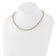 14K Yellow Gold Polished Link Necklace
