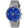 Christian Van Sant Men's Somptueuse LTD Blue Dial, Stainless Steel mesh Watch