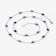 Oval Purple Amethyst By the Yard Rhodium Over Sterling Silver Station
Necklace 6.12ctw