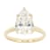 Lab-Grown Diamond Pear Shape Solitaire Ring In 14K Gold 3.00ct