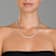 CZ Tennis Necklace In 18K Rose Gold Over Sterling Silver