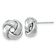 Rhodium Over 14k White Gold Polished 12mm Love Knot Stud Earrings