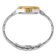 Ladies Charles Hubert Two-tone Stainless Steel Silver Dial Watch