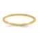 14K Yellow Gold 1.2mm Twisted Wire Pattern Stackable Expressions Band