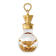 14k Yellow Gold 3D Leaf In Bottle Charm