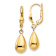 14k Yellow Gold Polished Fancy Dangle Earrings