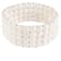 6-7mm White Cultured Freshwater Pearl Silver  Bracelet