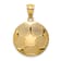 14k Yellow Gold Textured Soccer Ball Pendant