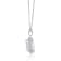White Topaz Sterling Silver Pendant with Chain 4.22ctw