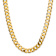 14k Yellow Gold 12mm Solid Flat Beveled Curb 20 Inch Chain