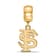 14K Yellow Gold Over Sterling Silver LogoArt Florida State University
Small Dangle Bead