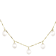 Freshwater Pearl Drop Necklace In 18K Gold Over Sterling Silver
