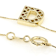 Block Letter D Initial Necklace In 10K Yellow Gold