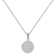 Initial B Charm Pendant Necklace In Silver-Tone