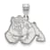 Rhodium Over Sterling Silver LogoArt California State University Fresno
Medium Pendant