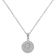 Initial Q Charm Pendant Necklace In Silver-Tone