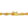 Citrine and Diamond Accent 18k Yellow Gold Over Sterling Silver Tennis
Bracelet 8.10ctw