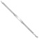 Rhodium Over 14k White Gold Flat Curb Link ID Bracelet