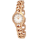 DKNY Women's Chambers White Dial, Rose Stainless Steel Bracelet Watch
