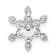 Rhodium Over 14K White Gold Lab Grown Diamond SI1/SI2, G H I, Star
Pendant 0.50ctw