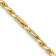 14k Yellow Gold 2.5mm Diamond-Cut Milano Rope Chain Bracelet