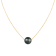 14k Yellow Gold 8mm Cultured Tahitian Pendant, 18"