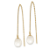 14K Yellow Gold 7-8mm White Rice Freshwater Cultured Pearl Cable Chain
Threader Earrings