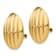 14k Yellow Gold Non-pierced Fancy Stud Earrings