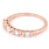 Morganite And Lab-Grown Diamond Band Ring In 18K Rose Gold Over Sterling
Silver 0.48ctw