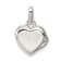 Sterling Silver Blue Enamel Butterfly Heart Locket
