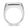 Rhodium Over 14K White Gold Lab Grown Diamond 5-stone Men's Ring