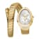Christian Van Sant Women's Naga White Dial, Yellow Stainless Steel Watch
