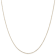 14k Yellow Gold 0.5mm Solid Box Link 16 Inch Chain