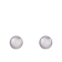 14k Yellow Gold 9-10mm Gray Freshwater Pearl Stud Earrings