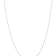 14k Rose Gold 0.6mm Solid Cable 20 Inch Chain
